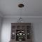 Ekena Millwork Baltimore PVC Medallion (Canopies up to 5 1/4"), 13"OD x 3 1/2"ID x 3/4"P, Metallic Antique Brass CMP13BACAB - alternate 10